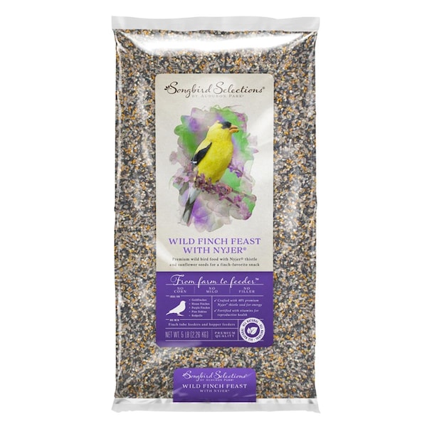 Global Harvest Foods 5 lbs Songbird Selections Finches Bird Seed Nyger Thistle Seed GL8069 - main